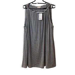 Simple by Suzanne Bistro Striped Sleeveless Top, size 1X